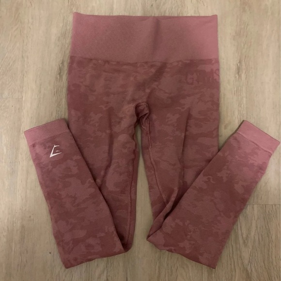 Gymshark camo pink leggings Xs - Picture 2 of 6